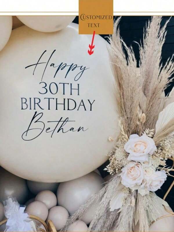1 Stück personalisierte, individuelle Aufkleber für Geburtstag, Hochzeit, Treffen, Jahrestag und andere Anlässe. Verwendbar für Luftballons, Spiegel, DIY-Geschenke, Geburtstagspartys, Valentinstag und mehr. Handgefertigt, handgeschrieben, Hochzeitsaufkleber, Geschenkaufkleber. Individualisierte holographische Namensaufkleber für Glas, Tassen, Rollen, Luftballons. Kalligraphie-Aufkleber, Glasnamen, Geschenkboxdekoration