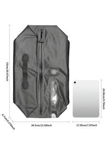 1pc VACUUM COMPRESSION BAG FOR TRAVEL BUSINESS TRIP OUTDOOR STORAGE GYM BAG SEASONAL CHANGE STORAGE AIRTIGHT ZIPPER WATERPROOF NYLON FABRIC Travel Essentials Travel Accessories Travel Bag Vacation Holiday Back To School School Stuff Packing Cubes Dorm Room Essentials College