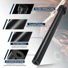 13PCS Inner Tie Rod Removal Tool Kit Adapters 1/2 Inch Drive Tube Tie Rods Tool