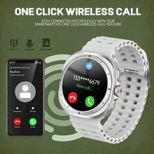 W&O 2025er Modell Unisex-Sport-Smartwatch für Damen & Herren mit 1,8HD-Touchdisplay, montre homme,montre femme,montre connectée,300mAh Akku mit magnetischem USB-Ladegerät, über 100 Sportmodi, Pulsmesser + SpO2-Monitor, IP67 wasserdicht – Android/iOS kompatibel – Premium Geschenkidee - Schwarz - Übersicht 4