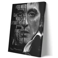 1 pieza Póster de película Decoración de pared, Citas de películas vibrantes y de moda, Decoración de fiesta, Retrato de personaje de película Estilo estético para amantes