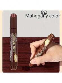 1 Furniture Repair Marker, Wooden Cabinet, Floor Repair And Filling Rod, Scratch Recovery Kit, Touch Up Paint Pen, Composite Material Repair (Some Styles, Positions Or Logos Are Randomly Shipped And Do Not Affect Use)