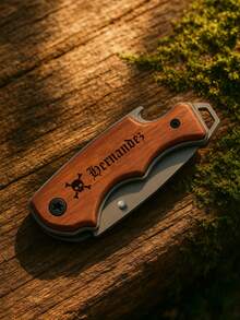 1PC Engraved Pocket Knife, Groomsmen Gift, Customized Black Folding Knife, Personalized Small Folding Knife As Gift For Boyfriend, Dad, Father's Day,Colorful,Kawaii,Minimal Chic,Cute,Custom,Personalized,Unique,Ideal Gifts For Him,Ideal Gifts For Her,Her,Boyfriend,Girlfriend,Family,Friends,Nightlight,Neon Lights,Home Goods,Room Decor,Holiday Decor,For Anniversaries,For Birthdays,For Weddings