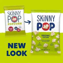 SkinnyPop Original Popcorn, 4.4oz Grocery Size Bags, Skinny Pop, Healthy Popcorn Snacks, Gluten Free - Original - View 4