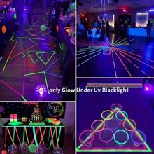 6 Packs Neon Glow Tape 6 Colors Waterproof UV Reactive Fluorescent Stickers For Stage Decor Stairs Crafts Reflective Warning Tape Perfect For Halloween Parties 196.85in X 15mm Wall Stickers Room Decor Wall Decor Wall Sticker Personalised Stickers Halloween Decor Home Decor Fall Decor