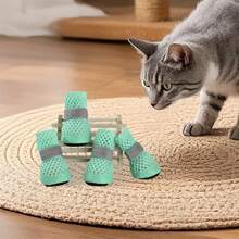 Dog Summer Mesh Shoes, Breathable Dog Non-Slip Boots Pet Paw Cover Anti-Licking Walking Footwear
