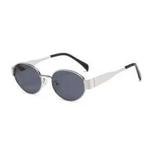 1 Pair Retro Round Metal Small Frame Fashion Glasses With Colored Lenses, Suitable For Outdoor Activities, Carnival, Parties, Fashion & Classic, Summer