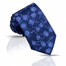 1 pezzo Cravatta premium da uomo con disegno paisley, cravatta classica a righe realizzata a mano, adatta per riunioni, lavoro e abbigliamento casual, un regalo per uomini o fidanzati