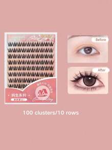 100/120 racimos de pestañas postizas de girasol estilo slouchy sin pegamento, autoadhesivas, con espigas de trigo de gran capacidad. Racimos de pestañas, pestañas individuales, pestañas postizas