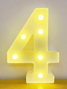 1set Birthday Theme Number Atmosphere Lamp (16/18/20/21/30 Yrs), Alphabet & Number Atmosphere Lamp (2024/2025/HAPPY, Etc), Adult Party Number Atmosphere Lamp,Christmas - Multicolor - View 15