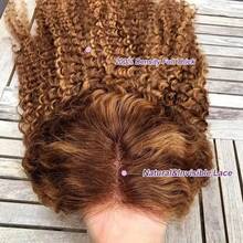 13x4 13x6 预剪蕾丝深卷假发 4x4 5x5 4/27 高光泽免胶波波头，深波浪，即戴即用，预先拔毛，预剪蕾丝假发，女士款式，200% 杰瑞卷发，宽松深闭合假发，Nautura 黑色波波头假发，混色假发，预先拔毛，完美适用于角色扮演/日常佩戴/特殊场合 - SP4/27 - 查看 8