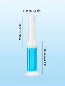 1/2/3/4/6pcs Toilet Cleaner Gel-Toilet Gel Stamps, Air Freshener, Effective Deodorizer, Long Lasting Fragrance-Bathroom Air Freshener, Toilet Bowl Cleaner For Bathroom, Toilet Bowl, Commode - Multicolor - View 6
