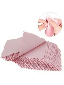 10/30/50pcs Jewelry Polishing Cloth, Double-Layer Velvet Polishing Cloth, Cleaning Tool For Silver & Gold Jewelry