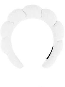 Esponja azul para afeitar el cabello de niñas, diseño de terciopelo de alta calidad, diadema sencilla para maquillaje/desmaquillaje/lavado de cara, hermoso afeitar el cabello del baño