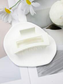 1/4pcs Rectangle Hair Claw For Thick Hair, Strong Hold Jaw Hair Clamps, Butterfly Hair Clips Hair Claws Hairpins Fashion Hair Accessories For Women Fashion Hair Clutch Women Claw Clips