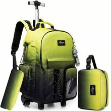 3 pezzi set di bagaglio a mano con zaino con ruote, zaino porta PC per scuola e trolley da viaggio, disponibile in più colori