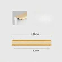 1 Pc Aluminium Alloy Hidden Furniture Door Handles Side Mount No Drilling Installation Wardrobe Cupboard Pulls Cabinet Drawer Knobs Furniture Hardware