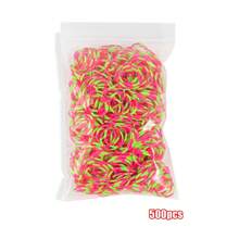 1000pcs/7500pcs Mixed Color Rubber Bands Kits, Suitable For DIY Crafting, Weaving, Jewelry Making, Necklaces, Bracelets, Holiday Activities, Jewelry Decoration Accessories