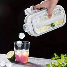 1 Stück/1 Packung Outdoor Eiswürfelbereiter, Sommer Eiswürfelbereiter, Eiswürfelform Wasserflasche, Tragbare Outdoor Wasserflasche, Weiß/Rosa/Grau Eiswürfelbereiter, Wasserflasche, Multifunktional, Geeignet für Eisherstellung, Outdoor, Grillfeste, Partys, Kurztrips, Picknicks