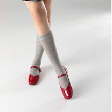 1 Paar elegante & modische unisex grundlegende Perlen Mary Jane Flats, vielseitig einsetzbar für Pendeln, Party, Büro, Lässig Tragen, Frühling/Sommer