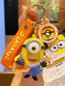 Minions Authentische Comic-Minions Schlüsselanhänger Anhänger, kreative Paar Auto Taschen, Figuren, Schlüsselanhänger, Anhänger und kleine Geschenke für Zimmer Dekoration, Schlafzimmer Dekoration, Heim Dekoration, Wand Dekoration, Schul Dekoration, Schul Überraschungen, Studenten Wohnheim Dekoration, Schulanfang