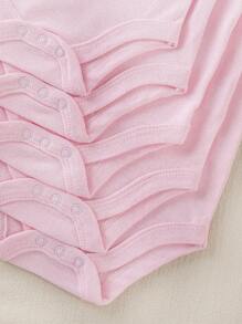 Conjunto de 5 peças de macacões brancos fofos para bebês meninas