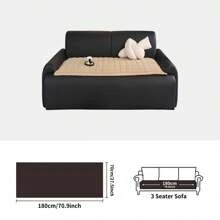 1pc Minimalist Solid Color Plaid Striped Design Sofa Slipcover, Comfortable For Sitting Or Lounging, Suitable For 2-Seater, 3-Seater, 4-Seater And Modular Sofas, All Season Use Chair Office Chair Chair Cushion Cushion Seat Cushion