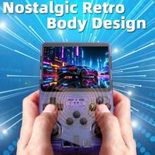 Byteuni R36S Retro Handheld Game Console With 3.5-Inch IPS Screen Retro Handheld Video Games Consoles Built-In 20k+ Classic Games Open Source Linux System Portable Style Hand Held System Pocket Video Player