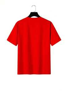 [Salidas Casuales] Camiseta de Secado Rápido con Estampado de Letras CASA para Hombre - Transpirable y que Absorbe la Humedad, Ajuste Regular de Mangas Cortas para Gimnasio, Correr, Senderismo y Ropa de Ocio, Camiseta de Entrenamiento - Negro - Ver 3