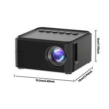 Nouveau mini projecteur haute définition pour cinéma maison, projecteur Full HD 1080P, projecteur de plafond avec rotation à 180 degrés, améliorez votre expérience de films, télévision et jeux, compatible avec smartphone/interface USB, convient pour une utilisation intérieure et de bureau