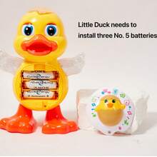 Baby Music Toy - Singing & Dancing Rocking Cartoon Duck, Infant Enlightenment Toy, Illuminating Musical Yellow Duck Toy, Children's Electric Light & Music Toy, Singing & Rocking Duck To Promote Baby's Sensory Development - Multicolor - View 4