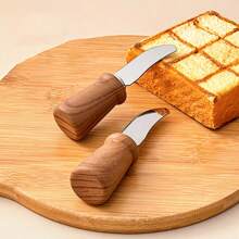 1/2 Stück vertikales Edelstahl Buttermesser mit Kunststoffgriff, multifunktionale mini Käse-Streichspatel, Käsemesser und -gabel, Brot, Toast, Marmelade Spatel, Backwerkzeug, geeignet für Küche und Restaurant Utensilien