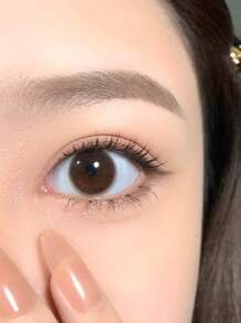 14.0mm Coffee-Colored Circle Contact Lenses, Suitable For Fashion-Conscious Women