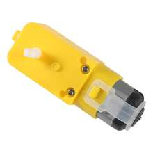 20 juegos de motores reductores de accionamiento directo de doble eje 48:1 para automóviles Arduino. - Amarillo - Ver 7