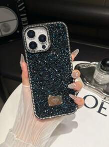 1pc Glittering Ombre Rhinestone Phone Case Compatible With Iphone 16 Pro Max/16/16 Pro/16 Plus/15/15 Pro Max/15 Pro/15 Plus/11/12/13/14 Pro Max/XS/XR/11 Pro/11 Pro Max/12 Pro/12 Pro Max/13 Pro/13 Pro Max/7 Plus/14 Pro/14 Pro Max/14 Plus/7 Plus/8 Plus/8/SE2, Soft Waterproof Shockproof Anti-Fall Scratch Resistant