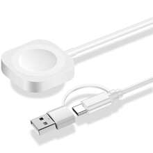 USB Wireless Magnetic Watch Charger 5W Fast Charging Cable Compatible With Samsung Galaxy Watch 7 6 5 4 3 2