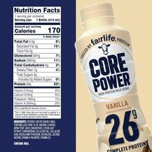 Core Power High Protein (26g) Shake, Vanilla, 14 Fl Oz - Vanilla - View 2