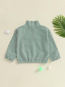 Baby Boy Jacket Toddler Golf Clothes Long Sleeve Lapel Button Down Top Infant First Birthday Outfit Spring Golf Coat