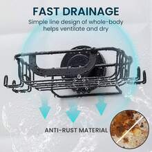 Giá để xà phòng gắn tường phòng tắm có 4 móc, Đĩa đựng xà phòng dán bằng thép không gỉ cho phòng tắm, Bạc trở lại trường học - màu đen - Xem 4