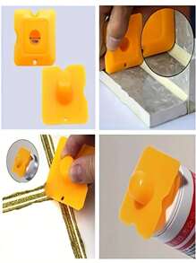 9pcs 4-In-1 Silicone Caulking Tool Set - Multi-Function Stainless Steel Tips, Adjustable Silicone Sealant Nozzle, Grouting Spatula, And Scraper For Kitchen, Bathroom, Window And Sink Joints - Easy Clean And Reusable