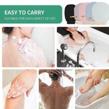 1-2 pièces Gants de gommage corporel, gants de douche exfoliants à double face pour éliminer la peau morte, gants de bain nettoyants en profondeur pour hommes et femmes