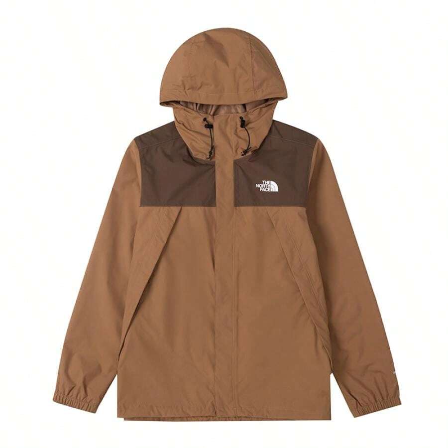 The North Face 男裝衝鋒衣 舒適戶外日常運動休閒服跑步外套防風外套 8DRZ5K2 - 棕色 - 查看 1