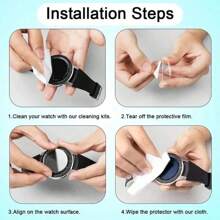 1-5PCS Full Screen Protector For Galaxy Watch7 6 5 4 40/44mm Hydrogel Film Protective Cover For Watch Classic 43mm 47mm