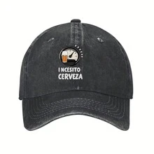 Minimalist Washed Baseball Cap - With A Unique Matte Texture And Natural Pleats, It Fits The Head Shape More And More, Simple And Versatile Without Collision, Whether Paired With Denim Or Hoodies, It Is Full Of Personality - Black - View 1