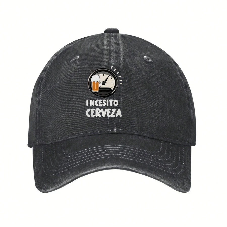 Minimalist Washed Baseball Cap - With A Unique Matte Texture And Natural Pleats, It Fits The Head Shape More And More, Simple And Versatile Without Collision, Whether Paired With Denim Or Hoodies, It Is Full Of Personality - Black - View 1