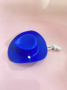 1 pieza Decoración de sombrero creativo con diseño de pollito, estilo de color aleatorio con loro, oso de peluche, serpiente mascota, pájaro, lagarto, rana, sombrero de pollo