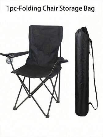 1 pièce Sac de rangement pour chaise pliante de voyage, sac de rangement pour chaise de jardin, sac à main, sac portable, sac de camping, pour le camping, la randonnée, la plage, la pêche, le jardinage, les accessoires de pique-nique, les essentiels de voyage pour femmes et hommes, accessoires de retour à l'école