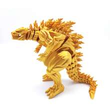 Dinosaurio de monstruo musculoso impreso en 3D del Rey Monstruo 2025, tamaño 18cm/7.08in - Dinosaurio de juguete del Rey Monstruo musculoso suave y jugable, diseño biológico mitológico, juguete decorativo del hogar para alivio del estrés, decoración de habitación, juguete hiperactivo, juguete sensorial, juguete estimulante, juguete juvenil, fluorescente, juguete resistente al estrés, juguete, regalo de cumpleaños/Pascua, regalo de Pascua (color de ojos aleatorio) - Multicolor - Ver 17