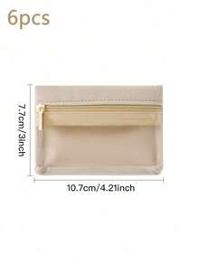 1/2/3pcs Portable Jewelry Box, Earrings, Earrings, Necklace, Jewelry Bag, Storage Bag, Ring Bracelet, Travel Jewelry Storage Bag