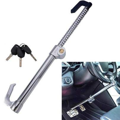 Universal Vehicle Steering Wheel Lock Anti Theft Security System Car Truck Auto